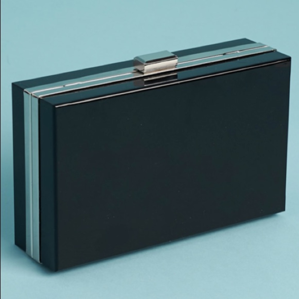 Rachel Zoe Black Box Clutch